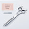 6.5-inch double-tailed tooth scissors + row comb